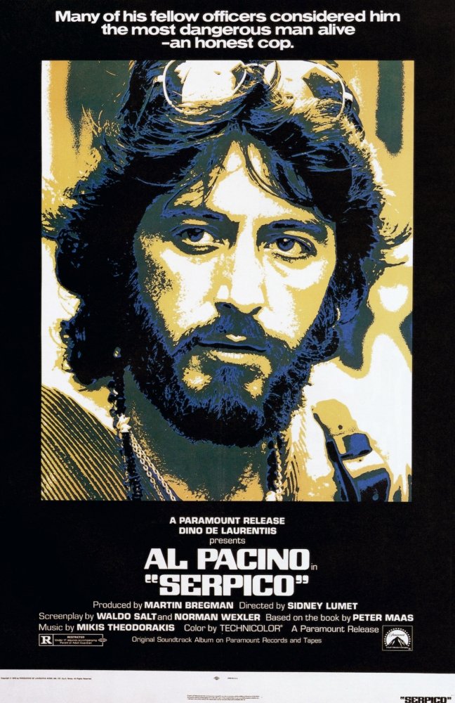 Amazon.com: Serpico Movie Poster Masterprint (11 x 17): Posters